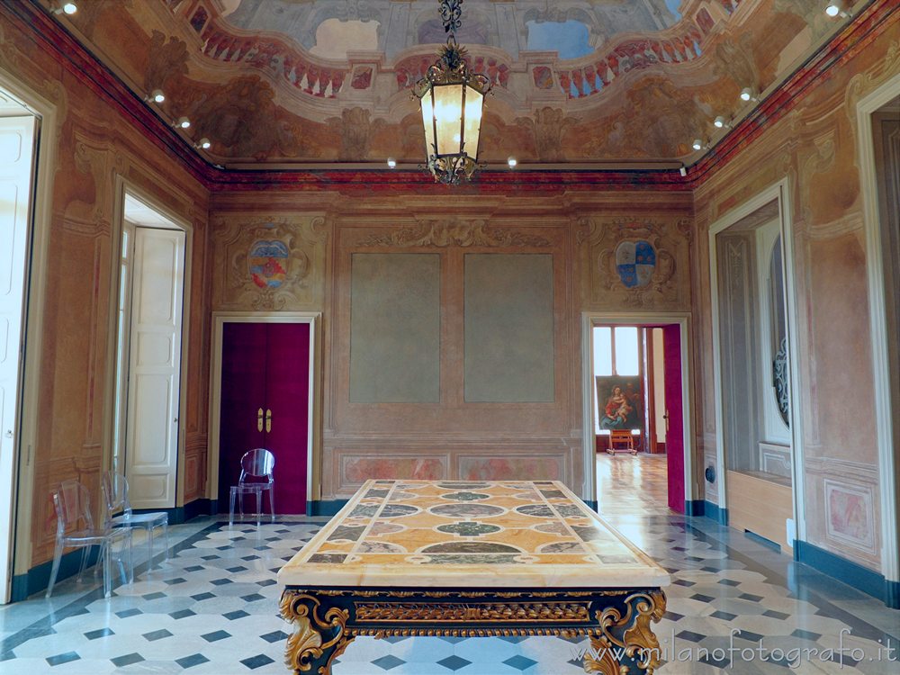 Arcore (Monza e Brianza, Italy) - Trompe-l’œil hall of Villa Borromeo d'Adda